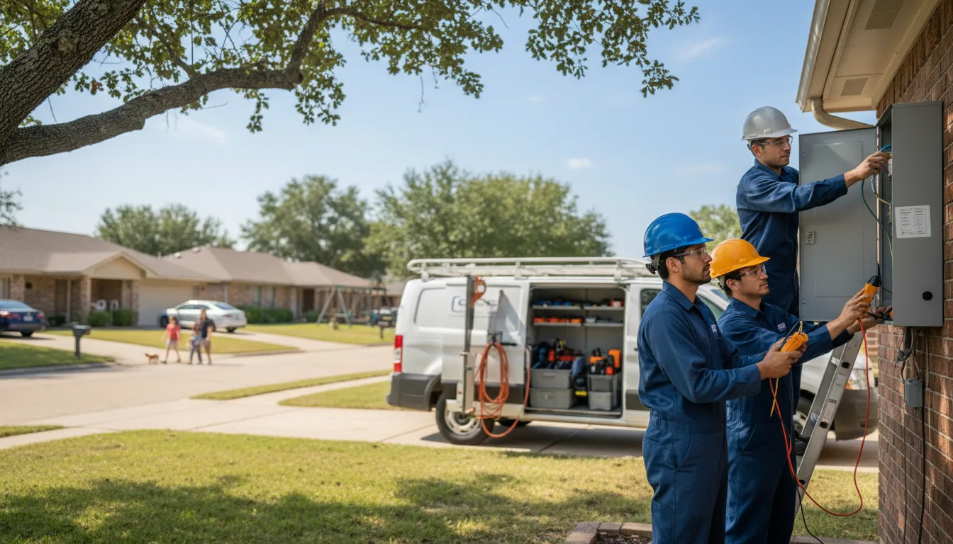 Certified electrician providing emergency electrical services in Mount Sterling, IA